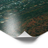 Sedona en Coffee Pot Rock vanuit de lucht Foto Afdruk (Hoek)