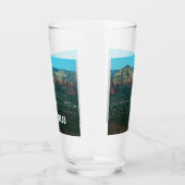 Sedona en Coffee Pot Rock vanuit de lucht Glas (Links)