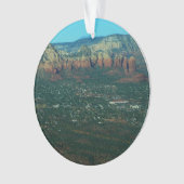Sedona en Coffee Pot Rock vanuit de lucht Ornament (voorkant)