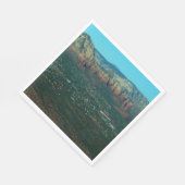 Sedona en Coffee Pot Rock vanuit de lucht Servet (Hoek)