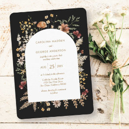 Sedona Garden Arched Wedding Uitnodiging