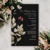 Sedona Garden Flat Wedding Programme