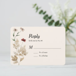 Sedona Garden RSVP-kaart RSVP Kaartje