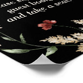 Sedona Garden Wedding Sign Poster (Hoek)