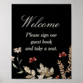 Sedona Garden Wedding Sign Poster (Voorkant)