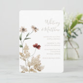 Sedona Garden Wedding Uitnodiging (Staand voorkant)