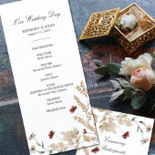 Sedona Garden Weduwdag Programma Programmakaart