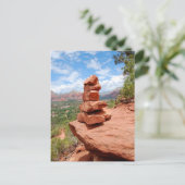 Sedona Gestapelde Red Rocks Post Card Briefkaart (Staand voorkant)