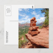 Sedona Gestapelde Red Rocks Post Card Briefkaart (Voorkant / Achterkant)