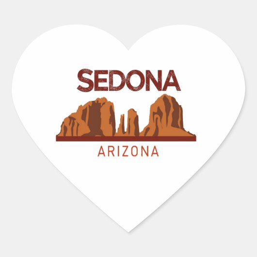 SEDONA HART STICKER (Voorkant)