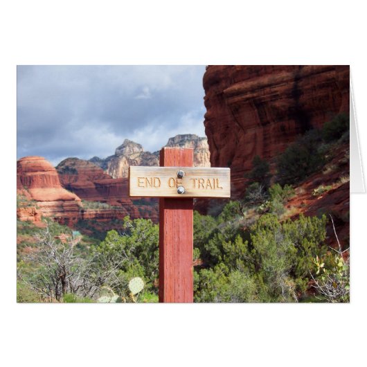 Sedona Hikinh Trail Sign (Voorkant Horizontaal)