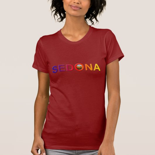 Sedona in Rainbow T-Shirt (Voorkant)