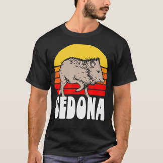 Sedona Javelina  Retro 80-s Sunset Cute Funn T-shirt