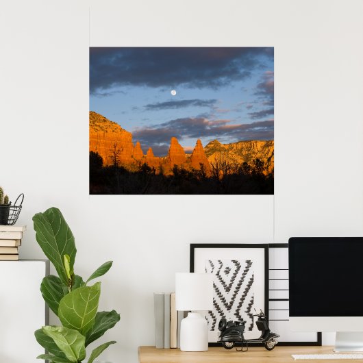 Sedona Moon Glow 2226 Poster (Thuiskantoor)