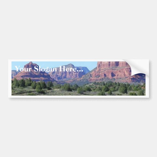 Sedona Mountains Bumpersticker (Voorkant)