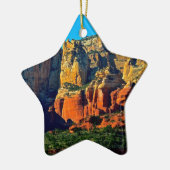 Sedona Mountains Keramisch Ornament (Links)