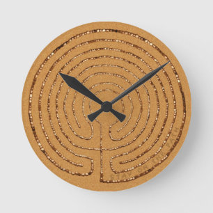 Sedona Movie Labyrinth Clock Ronde Klok