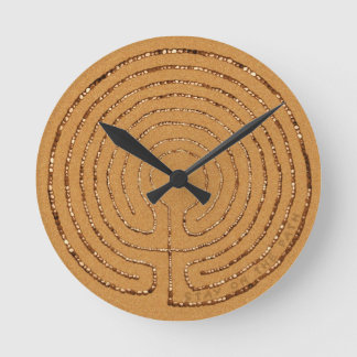Sedona Movie Labyrinth Clock Ronde Klok
