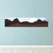 Sedona Natural Red Rocks Canvas Afdruk (Insitu (Houten vloer))