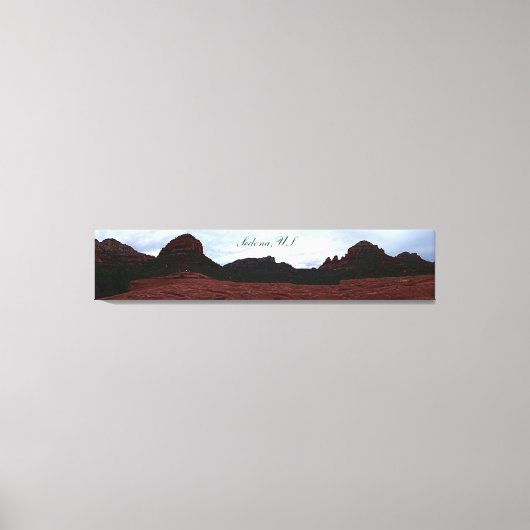 Sedona Natural Red Rocks Canvas Afdruk (Voorkant)