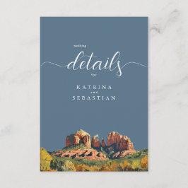 Sedona Red Rock Cathedral Rock Informatiekaartje