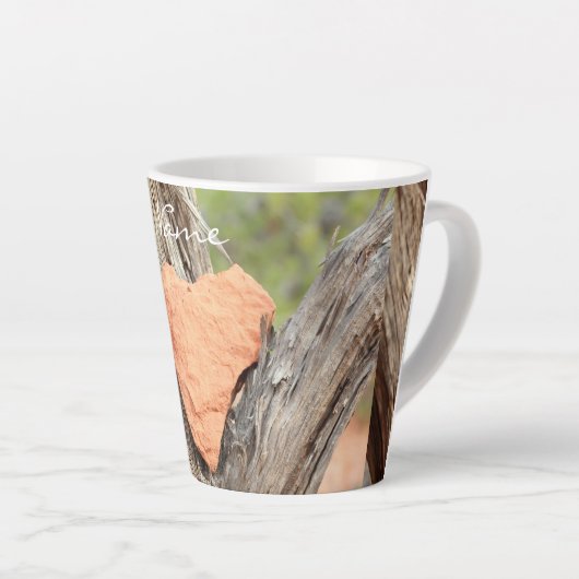 Sedona red rock hart Thunder_Cove Latte Mok (Rechterhoek)