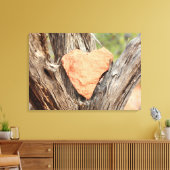 Sedona Red Rock Heart Ingewikkeld Canvas (Insitu (Woonkamer))