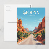 Sedona Red Rock Loop Road Arizona Briefkaart (Voorkant / Achterkant)