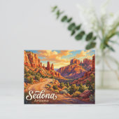 Sedona Red Rock Loop Road Arizona Briefkaart (Staand voorkant)