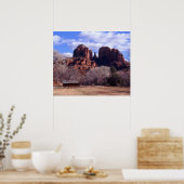Sedona Red Rock Poster (Keuken)