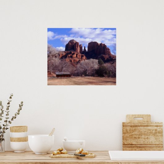 Sedona Red Rock Poster (Keuken)