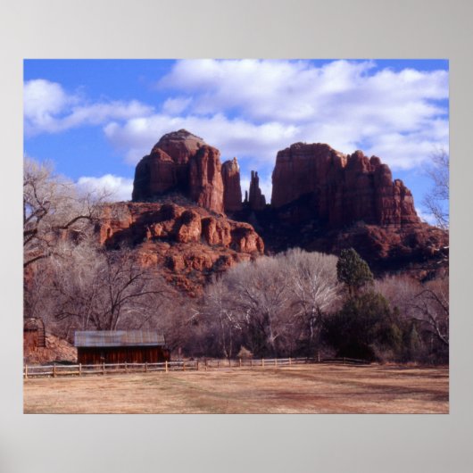 Sedona Red Rock Poster (Voorkant)