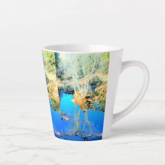 Sedona Red Rock Reflections Thunder_Cove Latte Mok (Rechts)