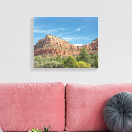 Sedona Red rocks Canvas Afdruk (Insitu (Woonkamer))