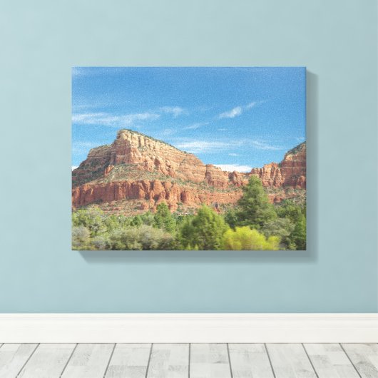 Sedona Red rocks Canvas Afdruk (Insitu (Houten vloer))