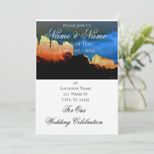 Sedona Red Rocks Thunder_Cove Kaart (Staand voorkant)