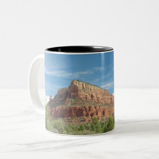 Sedona Red rocks Tweekleurige Koffiemok (Voorkant links)