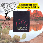 Sedona Red Rocks vrijgezellenfeest T-shirt
