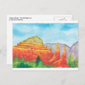 Sedona Rocks Briefkaart (Voorkant / Achterkant)