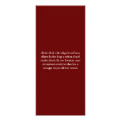 Sedona Rocks in Balans Reclamekaart (Achterkant)