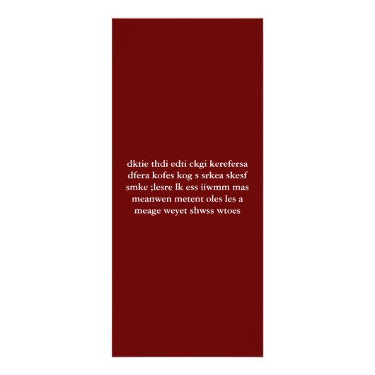 Sedona Rocks in Balans Reclamekaart (Achterkant)