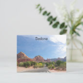 Sedona rode rotsen briefkaart (Staand voorkant)