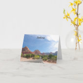 Sedona Rode rotsen Kaart (Gele Bloem)