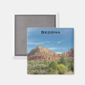 Sedona rode rotsen magneet (Voorkant / Achterkant)