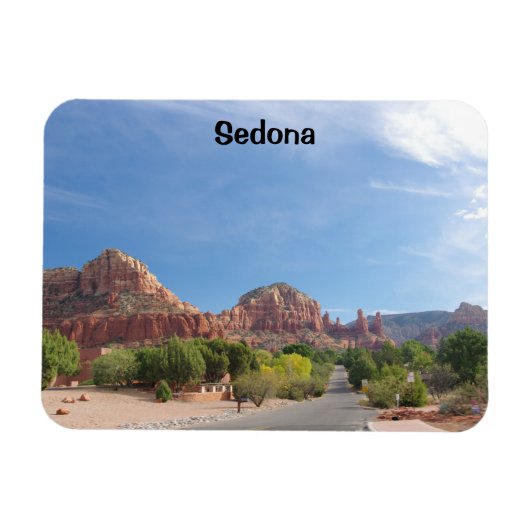 Sedona rode rotsen magneet (Horizontaal)