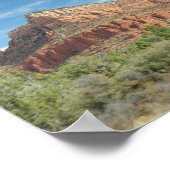 Sedona rode rotsen poster (Hoek)