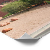 Sedona rode rotsen poster (Hoek)