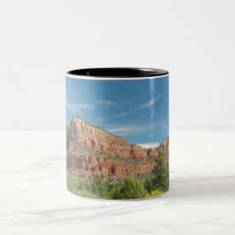 Sedona rode rotsen tweekleurige koffiemok