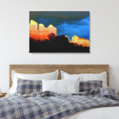 Sedona rode rotsen verpakt canvas (Insitu (Slaapkamer))