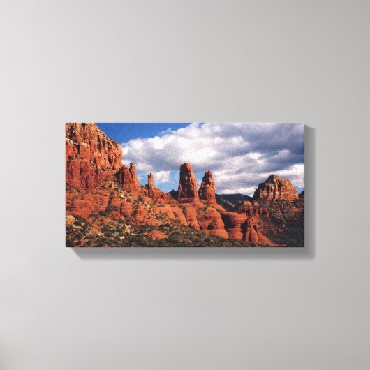 Sedona Rode rotsen verpakt Canvas Afdruk (Voorkant)